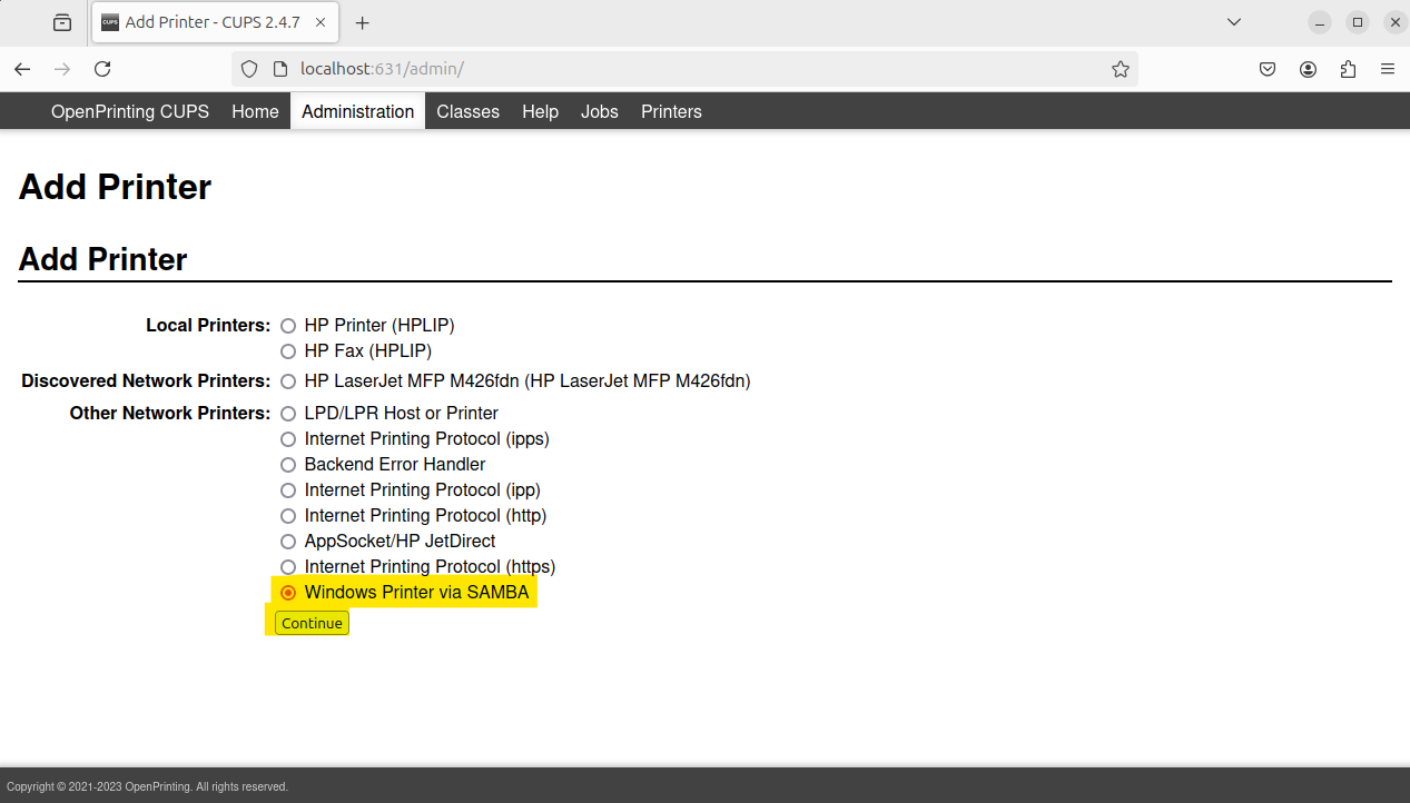 Ubuntu 24.04 Printer Installation | UBC Physics &amp; Astronomy