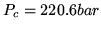 $P_c=220.6 bar$