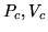 $P_c,V_c$