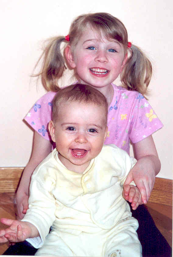 Alex and Aurora, March 2002