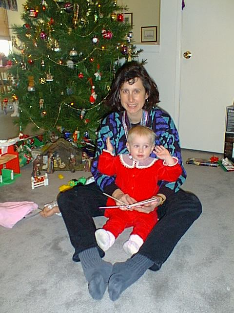 Christmas 98, Aurora and Mom